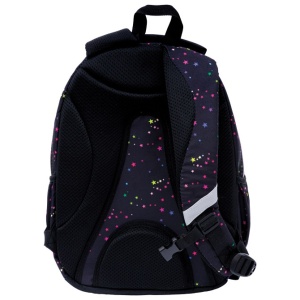Ranac đački anatomski 3zipa Golden Effect Rainbow Kitty 25.Head crno-roze