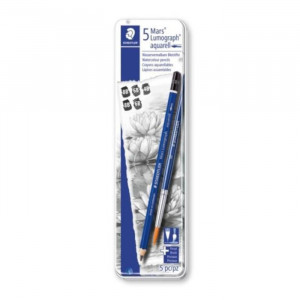 Staedtler Mars Lumograph aquarell 1/6 metalna kutija