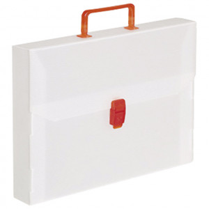 Torba-kofer pp-tvrdi 380x270x50mm 1kopča Dispaco BELA