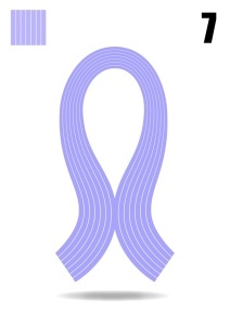 Trake za izradu quilling tehnike Ljubičasta