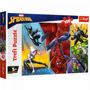 Trefl Puzzle Upside down Spiderman 100 delova