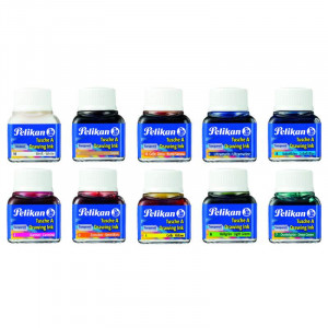 Tuš za crtanje 10ml x 10boja A 523 Pelikan 249474