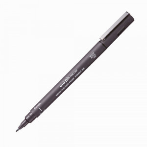 UNI-Ball Kaligrafski marker brush BR-200 TAMNO SIVI