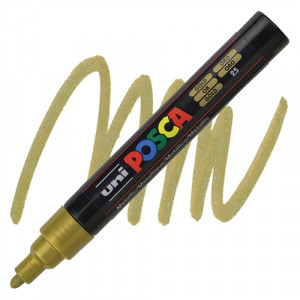 Uni Posca Paint Marker Pen PC-5M - Gold
