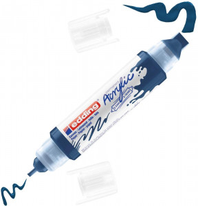 Akrilni marker E-5400 double-liner sa dva vrha