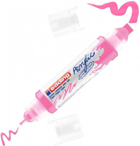 Akrilni marker E-5400 double-liner sa dva vrha