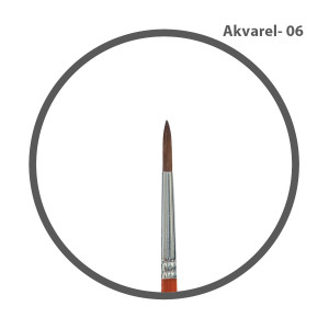 Četkica akvarel br.06 milan 101 6 80306