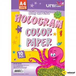 DEKORATIVNI KARTON HOLOGRAMSKI GOLD 250g A4 10/1