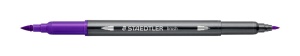 Dvostrani akvarel flomaster STAEDTLER 6 violet