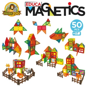 Eduka Magnetiks Park Zoo 50 kom