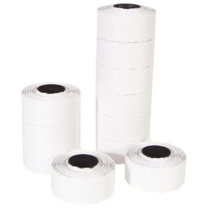 Etikete u rolni 26x16mm oble dvoredne pk36 Printex Bele