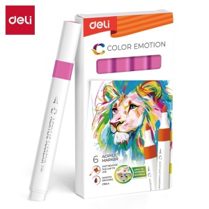 Marker akrilni DELI Intenzivno Roze