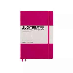 Notebook (Berry) Medium (A5) Hardcover, Tačke, 251 Numbered Pages