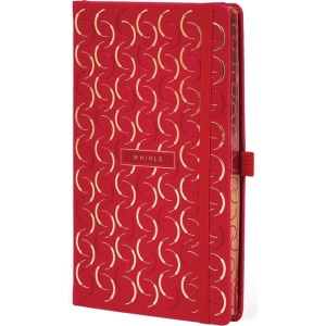 Notes 13x21cm linije 192strane s gumicom Cesello Whirls