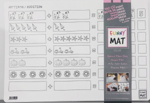 Piši- briši bojanka Matematika