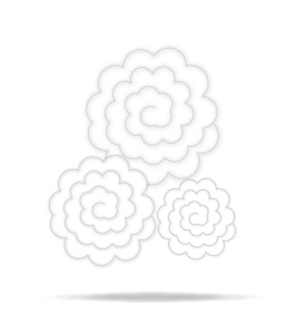 Quilling traka za pravljenje cvetica Bela