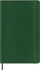 Rokovnik Moleskine Zelena mek povez čist list LG