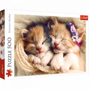 Trefl Puzzle Sleeping kittens 500 delova