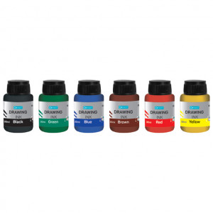 Tuš za crtanje 25ml x 6boja Connect
