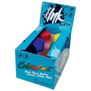 "Tuš za crtanje 30ml x 6boja C-30-6 Connect 3658" "Tuš za crtanje 30ml x 6boja C-30-6 Connect 36581" 