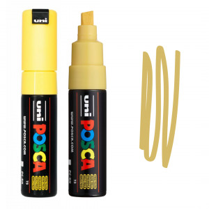 Uni Posca Paint Marker Pen PC-8K - STRAW YELLOW