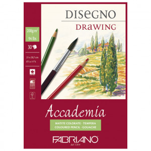Blok Accademia Disegno Drawing 21x29,7cm 30L 200g Fabriano 41202129