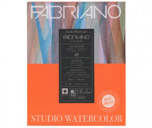Blok Studio Watercolour 22,9x30,5cm 20L 200g (hot pressed/grana satinata) Fabriano 19202002