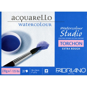 Blok Watercolour Studio Torchon 18x24cm 20L 270g Fabriano 19100275