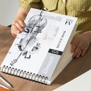 Blok za skiciranje sketch book spirala A4 60L 160g Deli Pebeo