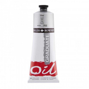 Boja uljana 200ml silver 117200702 graduate
