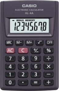 CASIO dzepni kalkulator HL 4A