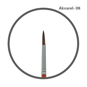Četkica akvarel br.08 milan 101 8 80308