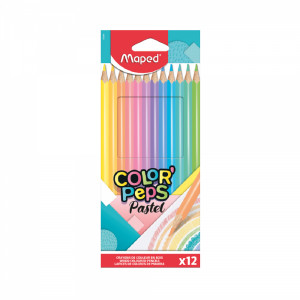 DRVENE BOJICE MAPED COLOR`PEPS M832069 PASTEL 1/12