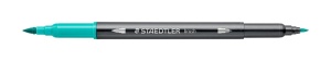 Dvostrani akvarel flomaster STAEDTLER 1/1 54 turquoise