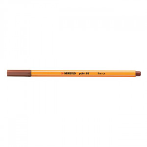 Lajner STABILO point 0,4mm 88/38 sijena braon