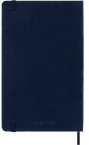 Moleskine Classic Large Notebook Saphire Blue Hard Cover Plain