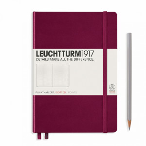 Notebook Medium (A5) Hardcover, Linije, Bordo