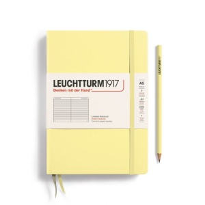 Notebook Medium (A5) Hardcover, Linije, Vanila