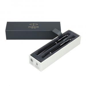 Parker poklon SET IM Black CT – Hemijska olovka + Nalivpero