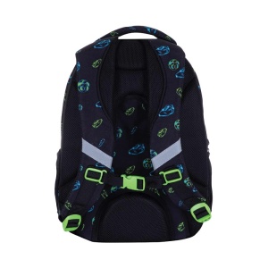 Ranac đački anatomski 3zipa AB330 Football Motion 25.Astrabag crno-zeleni