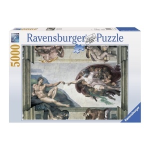 Ravensburger puzzle (slagalice)- Mikelandjelo "Stvaranje Adama"