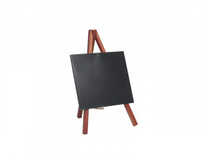 Tabla Securit Mini štafelaj mahagoni 24x11 cm