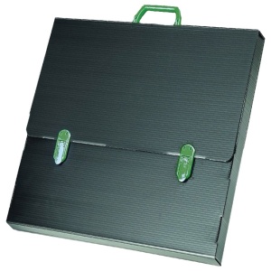 Torba-kofer pvc 530x380x30mm 2 kopče Colorosa Crna
