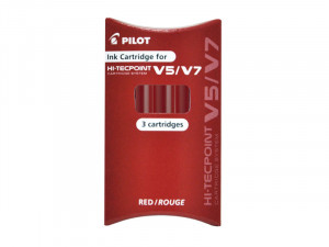 ULOŽAK PILOT ZA V7/V5 HI-TECPOINT REFILLABLE CRVENI 3/1