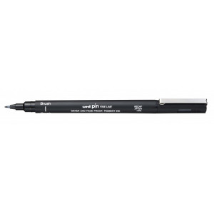 UNI-Ball Kaligrafski marker brush BR-200 CRNI