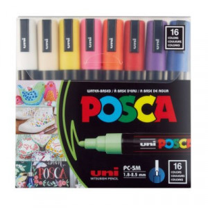 UNI set PC-5M POSCA /1.8-2.5mm 16 kom