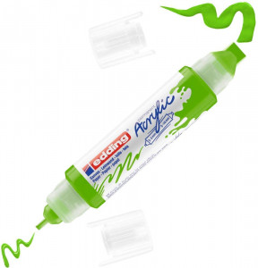 Akrilni marker E-5400 double-liner sa dva vrha
