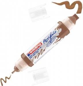 Akrilni marker E-5400 double-liner sa dva vrha