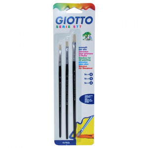 Četkice za tempere Giotto 1/3 0,2,4