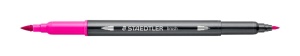 Dvostrani akvarel flomaster STAEDTLER 20 magenta